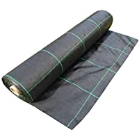 JARDINLIFE Malla Geotextil Antihierbas 100gr Control Maleza (Rollo 1X5 = 5m )